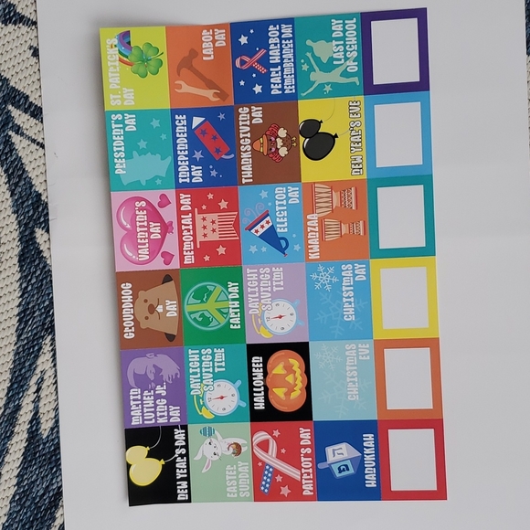 BACK TO CLASS REUSEABLE CALENDAR - Picture 7 of 10